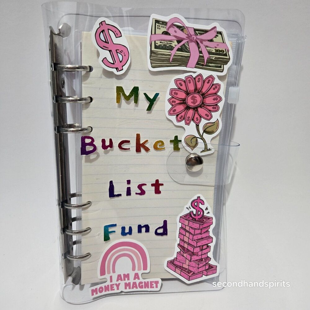 Coquette Savings Binder Cute Cash Stuffing Budget Planner Envelope Wallet System
